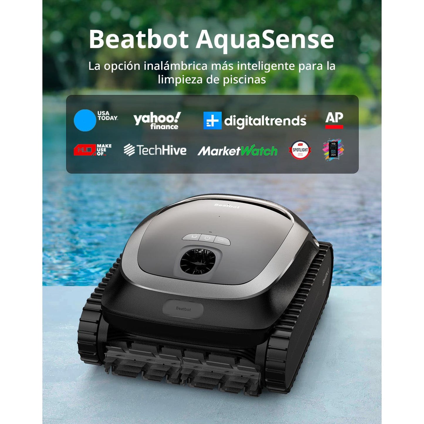 Beatbot AquaSense Robot limpiafondos sin cable para piscina