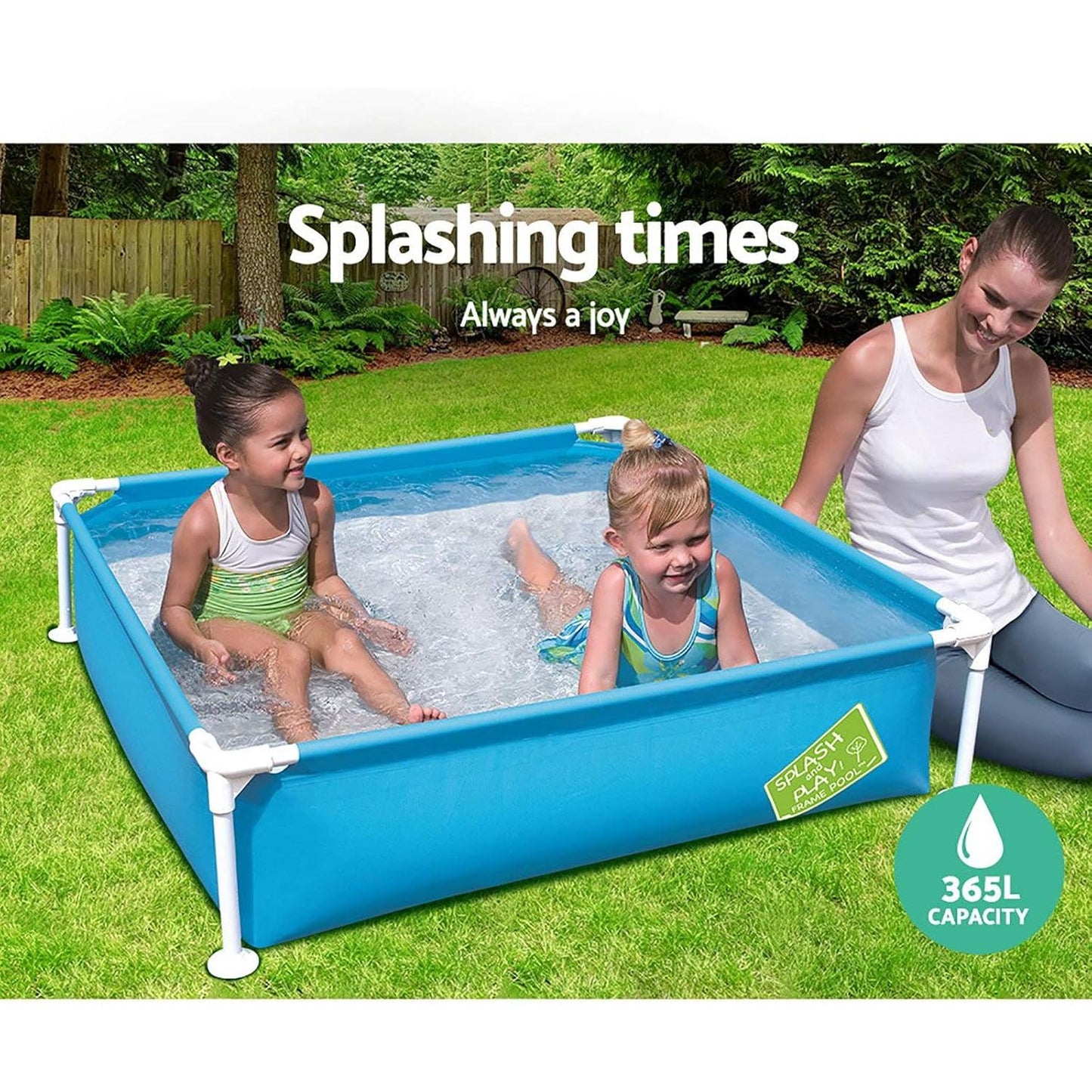 Bestway – Piscina desmontable My First Frame (122 × 122 × 30,5 cm)