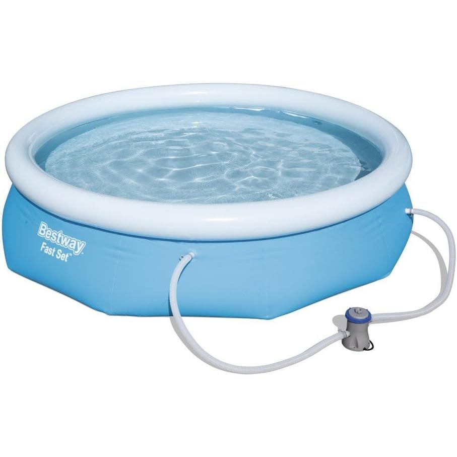 Bestway – Piscina hinchable Fast Set con depuradora (305 × 76 cm)