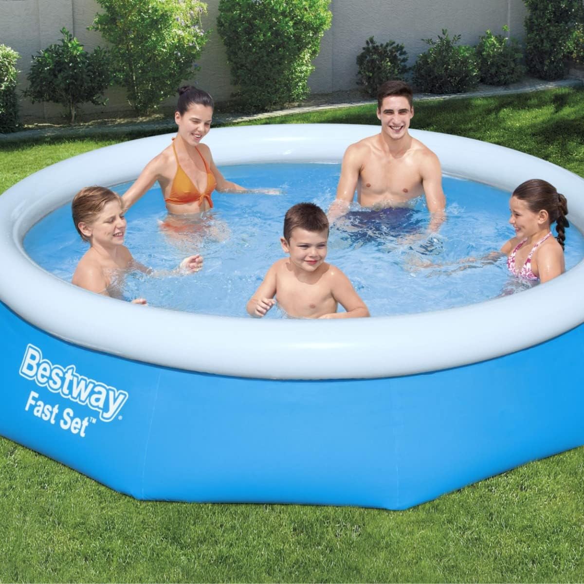 Bestway – Piscina hinchable Fast Set con depuradora (305 × 76 cm)