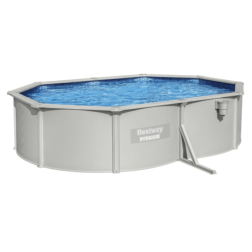 Bestway – Hydrium piscina ovalada elevada de acero (500 × 360 × 120 cm)