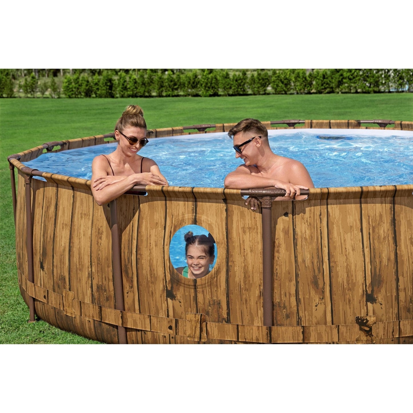Bestway – Steel Pro Max piscina desmontable circular (427 × 107 cm)