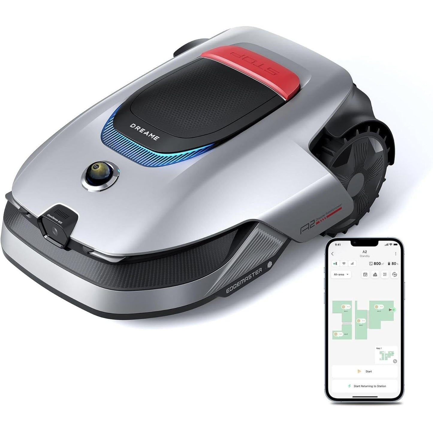 Dreame – A2 3000 robot cortacésped sin cable perimetral
