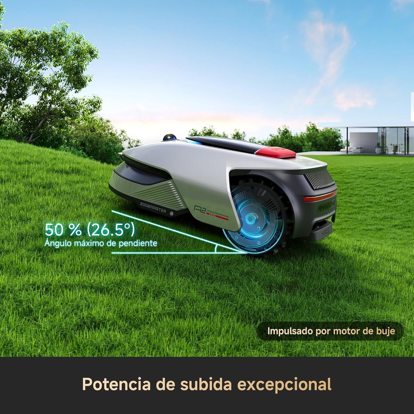 Dreame – A2 1200 robot cortacésped sin cable perimetral