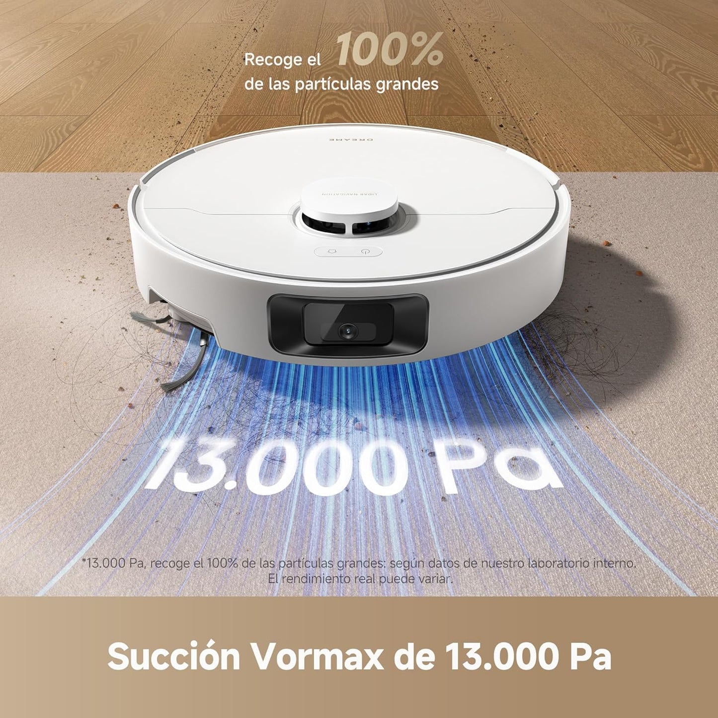 Dreame – D20 Pro Plus robot aspirador blanco