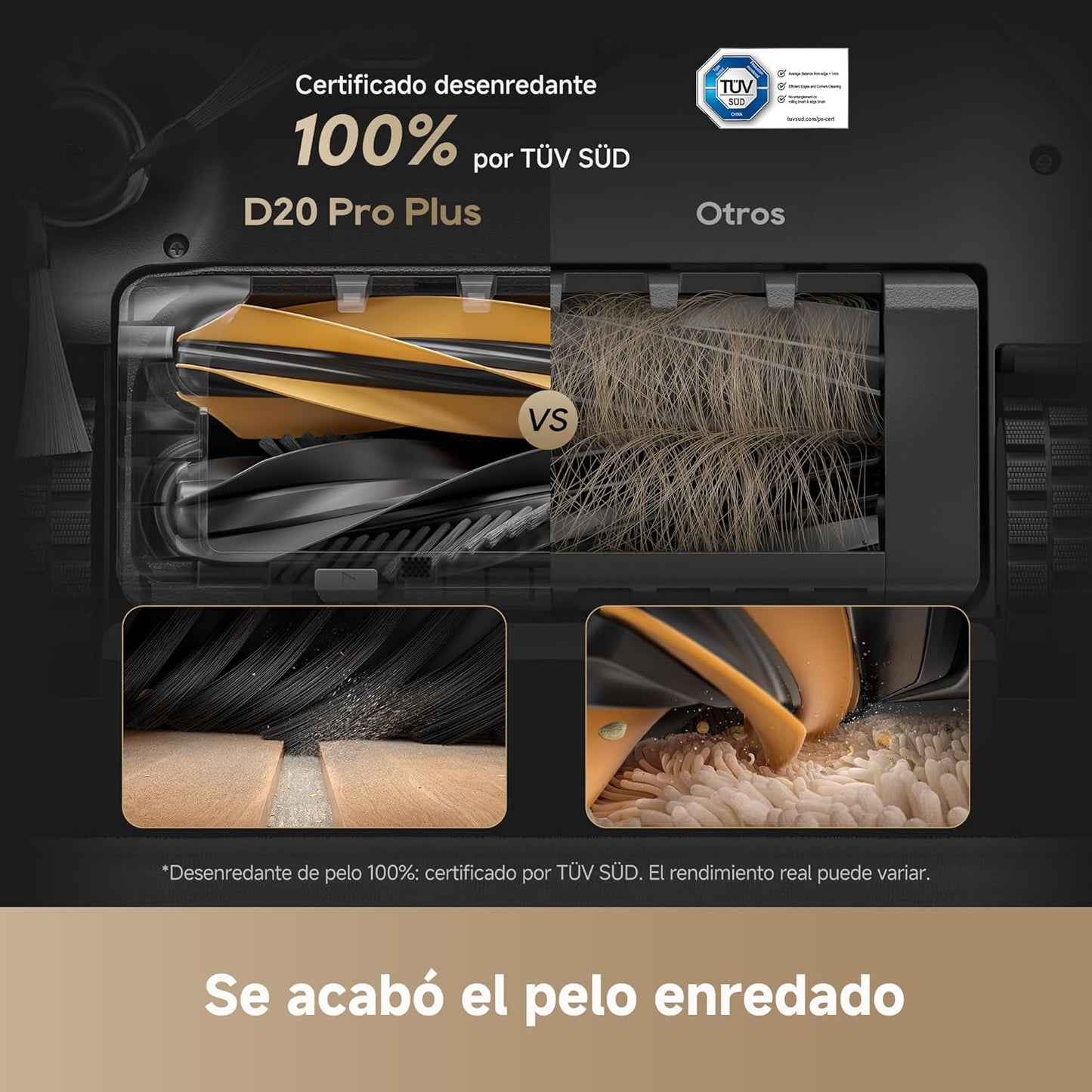 Dreame – D20 Pro Plus robot aspirador blanco