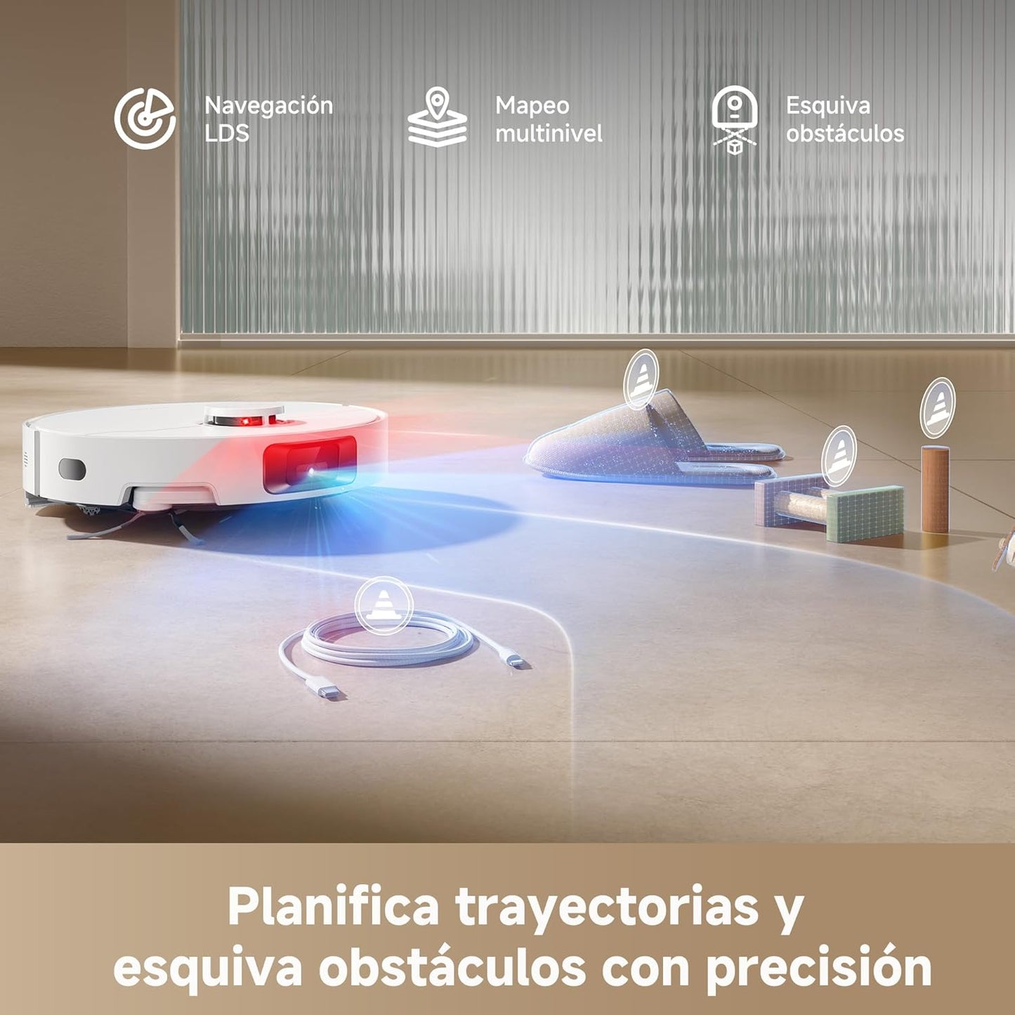 Dreame – D20 Pro Plus robot aspirador negro