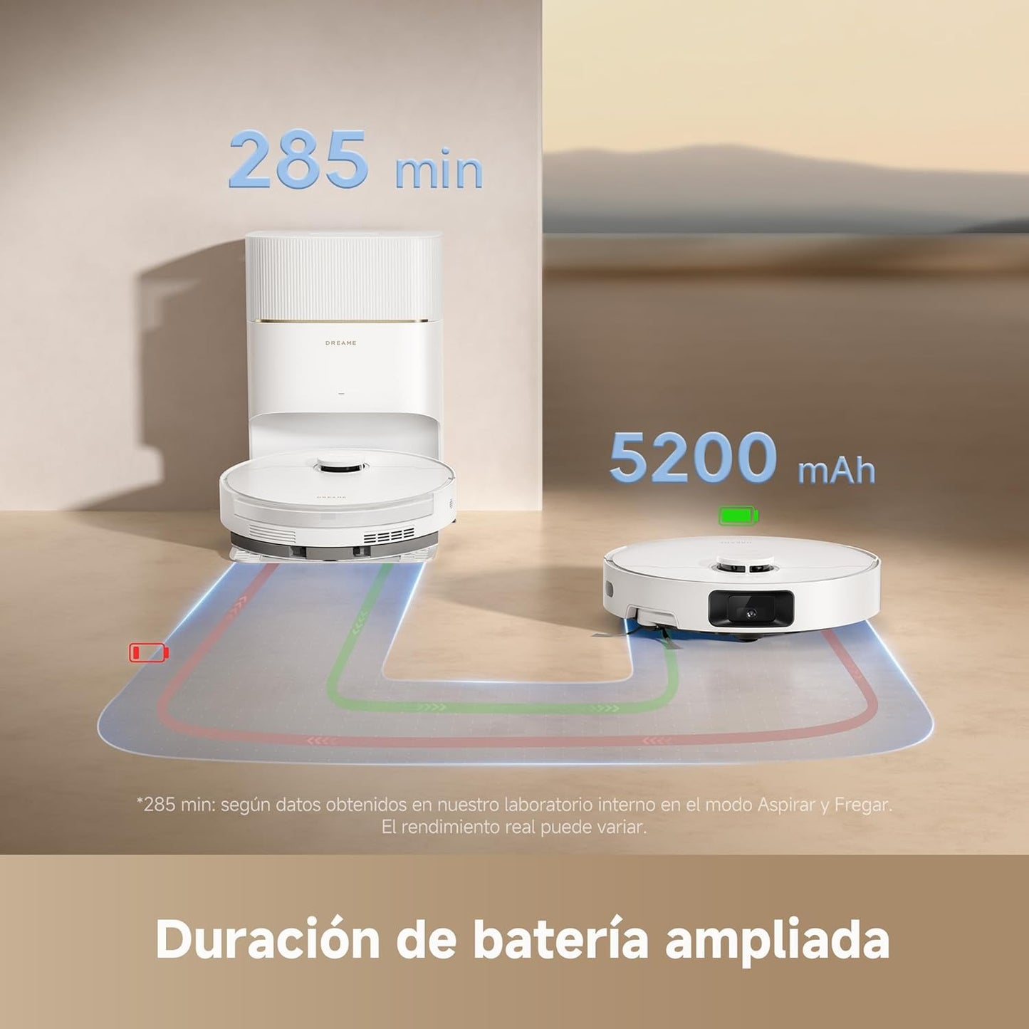 Dreame – D20 Pro Plus robot aspirador blanco