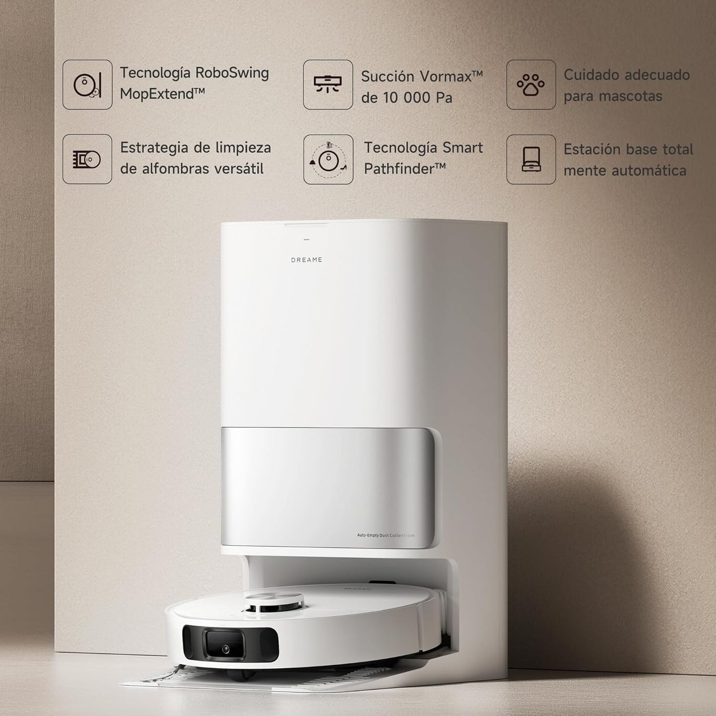 Dreame – L10s Ultra Gen 2 Robot aspirador y fregasuelos con base automática para hogar