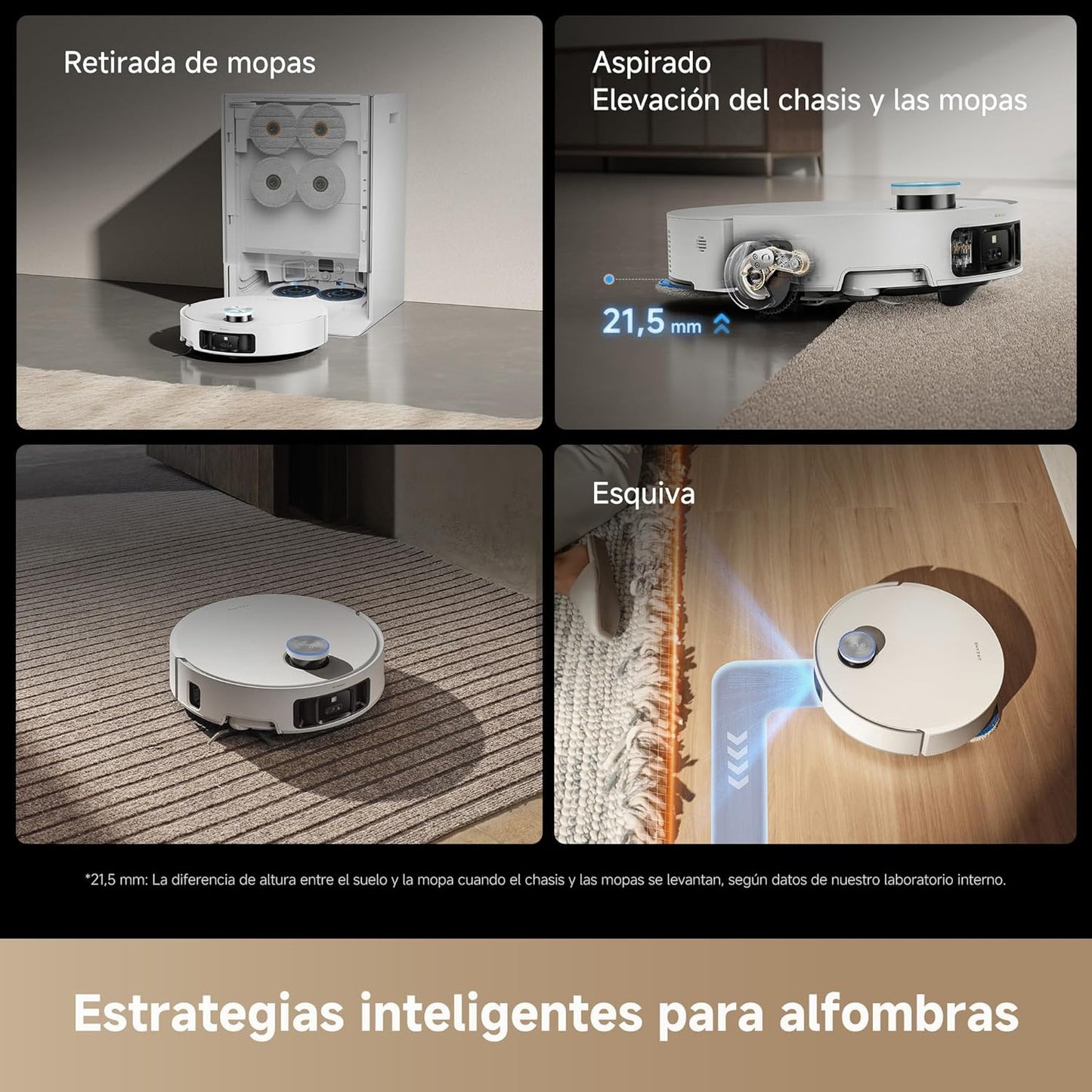 Dreame – Matrix10 Ultra robot aspirador Negro
