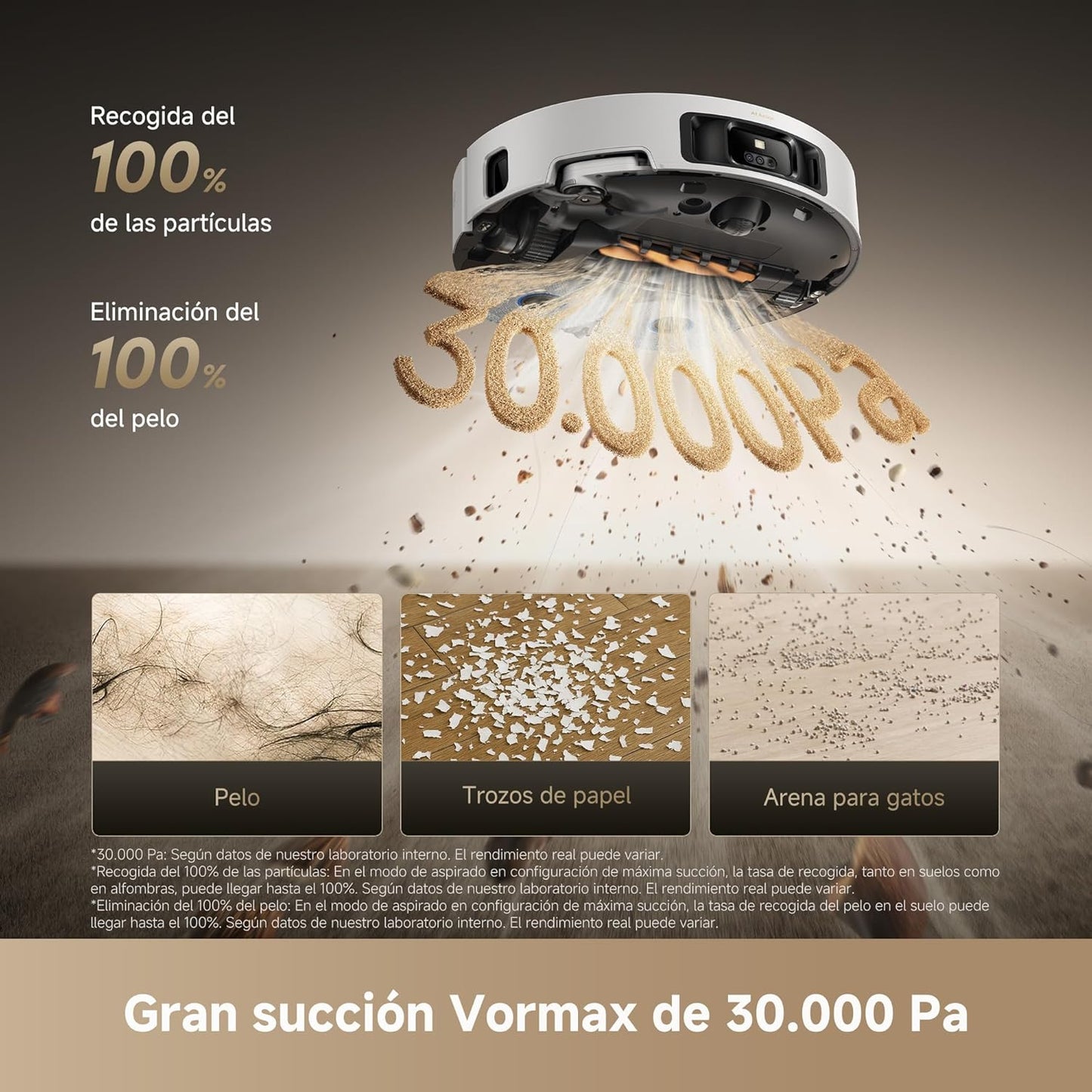 Dreame – Matrix10 Ultra robot aspirador Negro