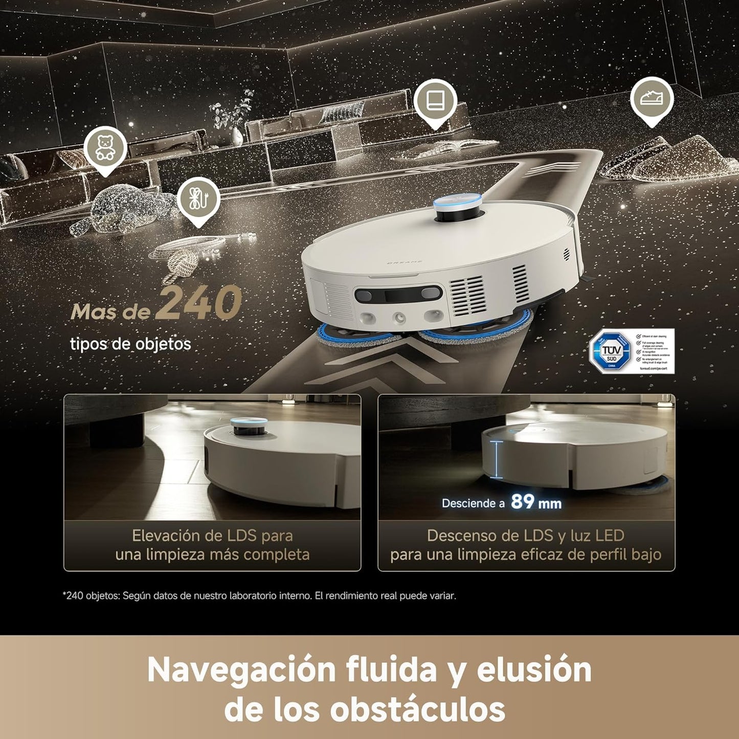 Dreame – Matrix10 Ultra robot aspirador Negro