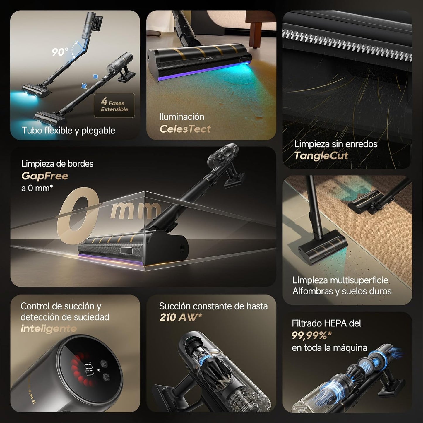 Dreame – V20 Pro-A aspirador sin cable