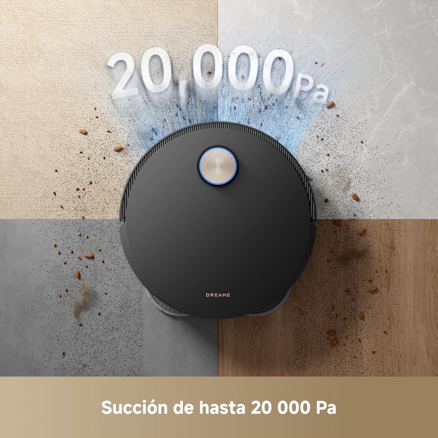 Dreame – X50 Master Robot aspirador y fregasuelos con base automática para hogar