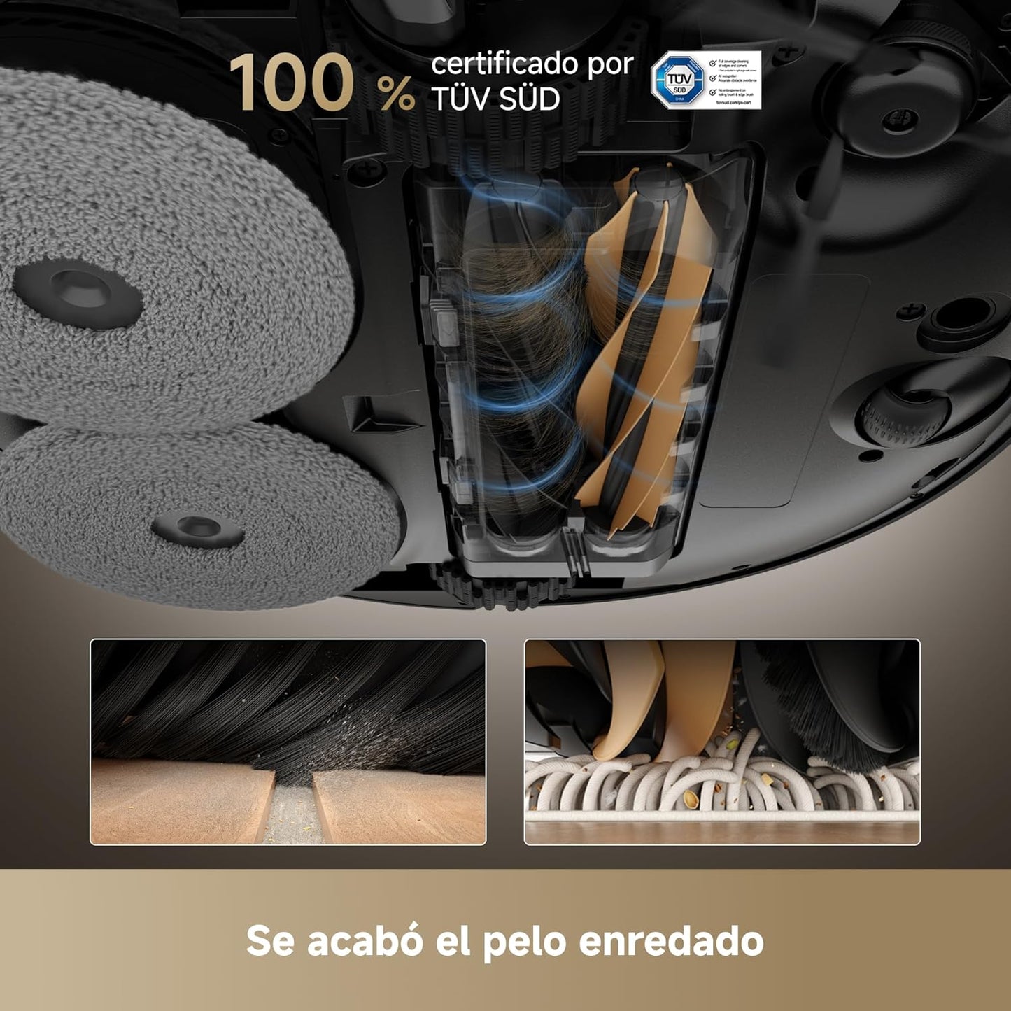 Dreame – X50 Master Robot aspirador y fregasuelos con base automática para hogar