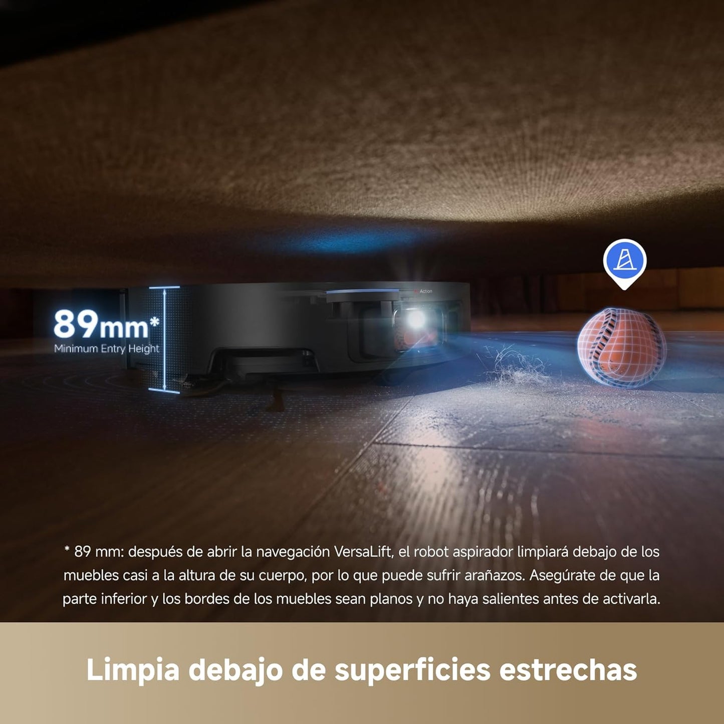 Dreame – X50 Master Robot aspirador y fregasuelos con base automática para hogar