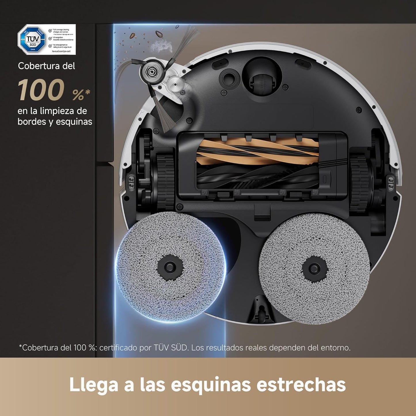 Dreame – X50 Ultra Complete Robot aspirador y fregasuelos blanco con base automática para hogar
