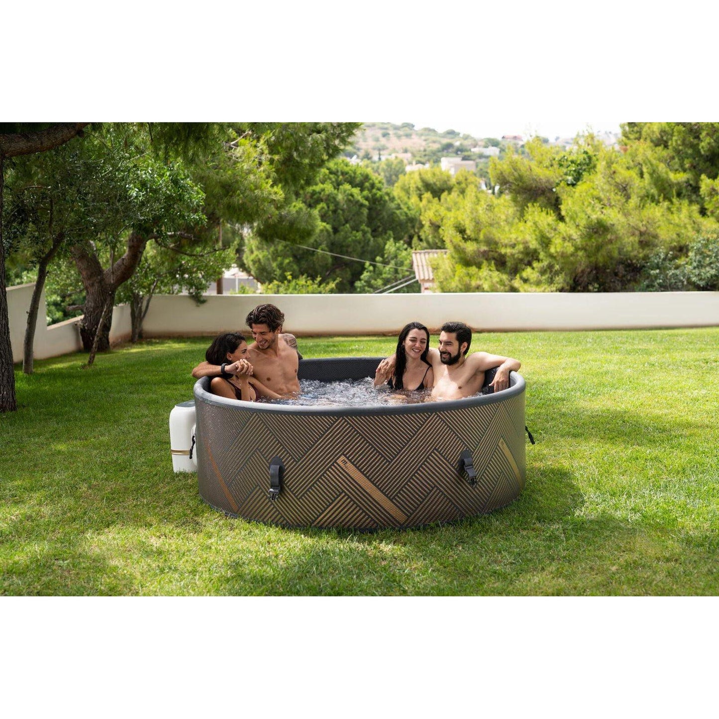 MSpa - Spa hinchable semirrígido circular Mono-Eco 4-6 personas