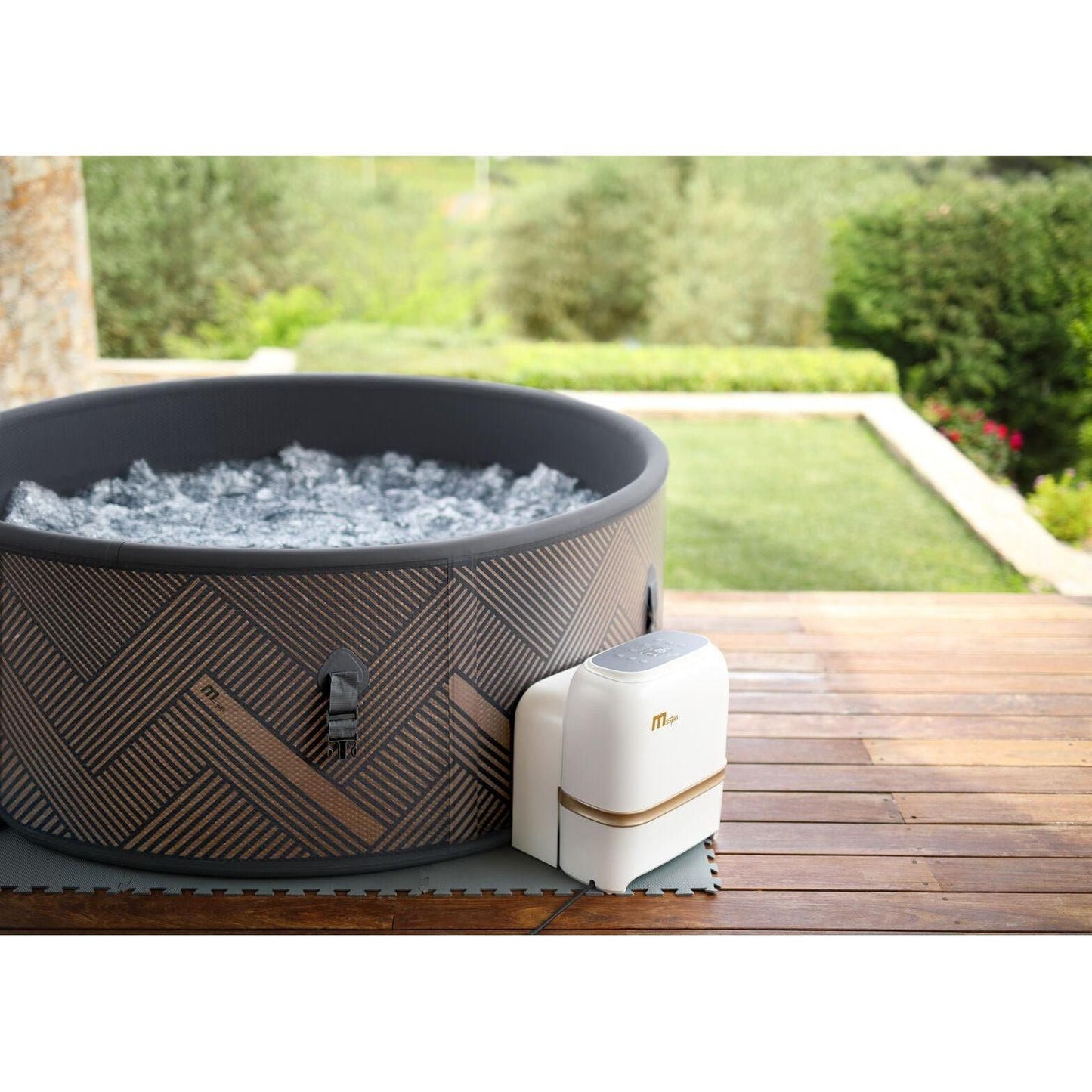 MSpa - Spa hinchable semirrígido circular Mono-Eco 4-6 personas