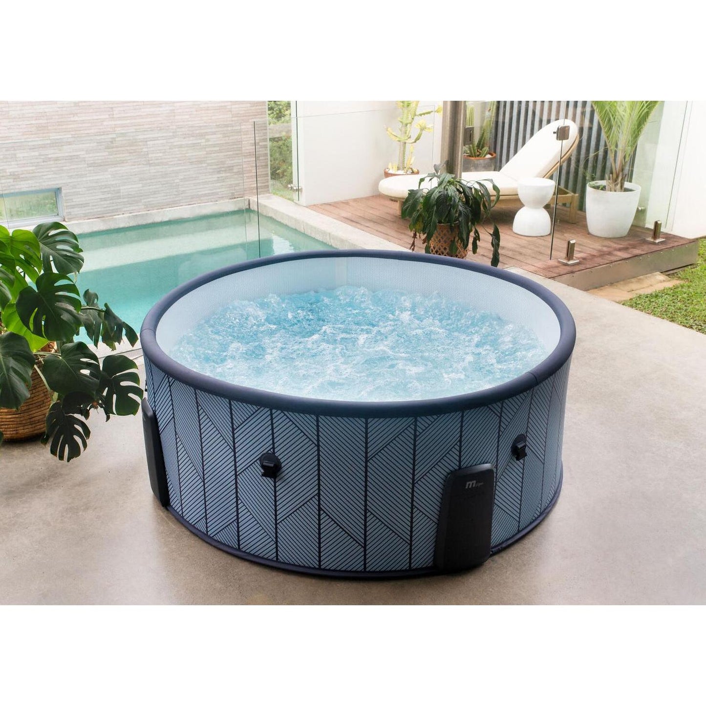 MSpa Spa hinchable semirrígido circular Tidal 4–6 personas