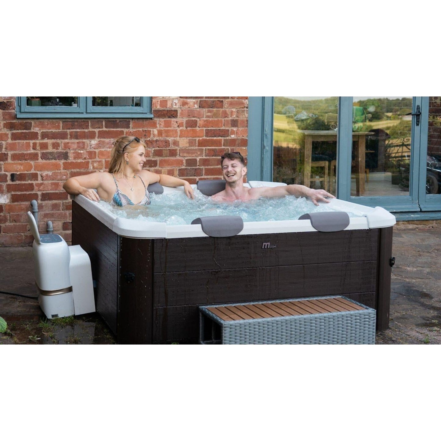 Mspa - Spa rígido cuadrado Tribeca 4-6 personas