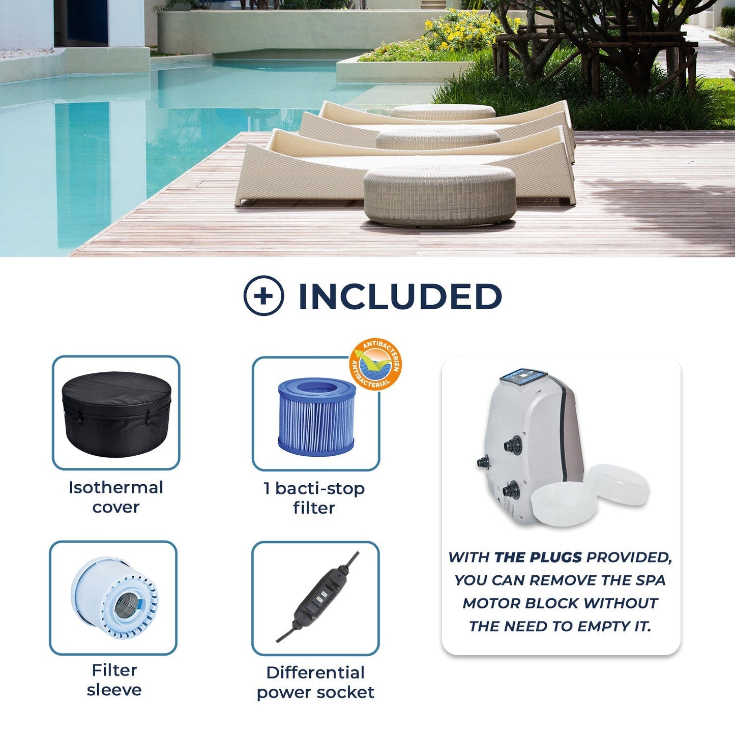 NetSpa - Spa hinchable Vita 4 personas