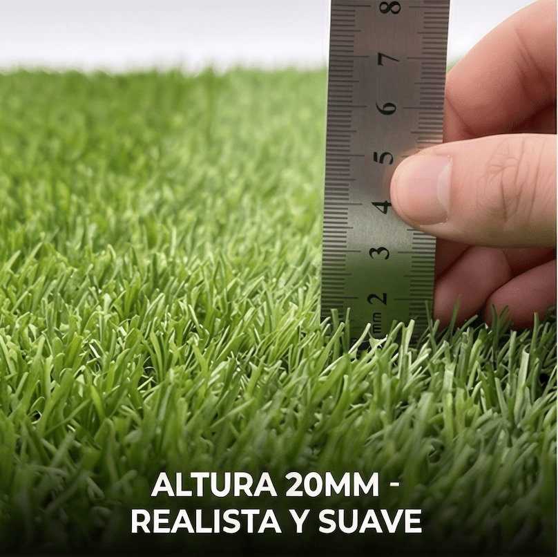 Nix Garden - Rollo Césped Artificial 20 mm tamaño 1x5 m (5 m²)